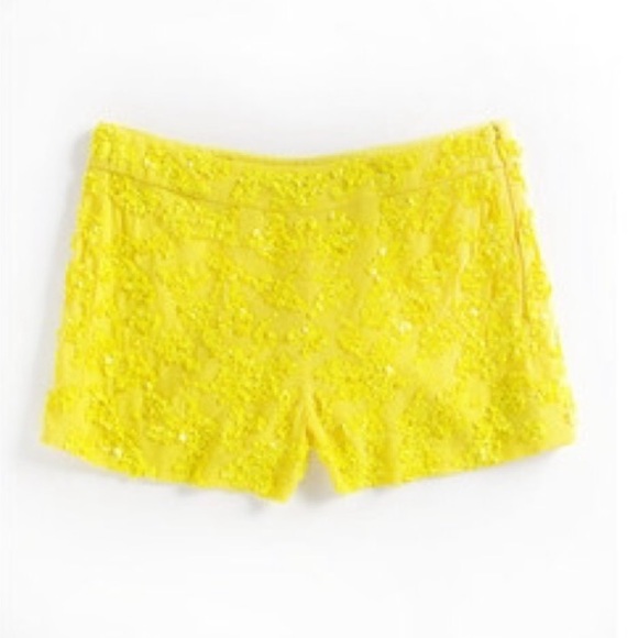 French Connection sequin shorts- like new, size 4 - Picture 4 of 8